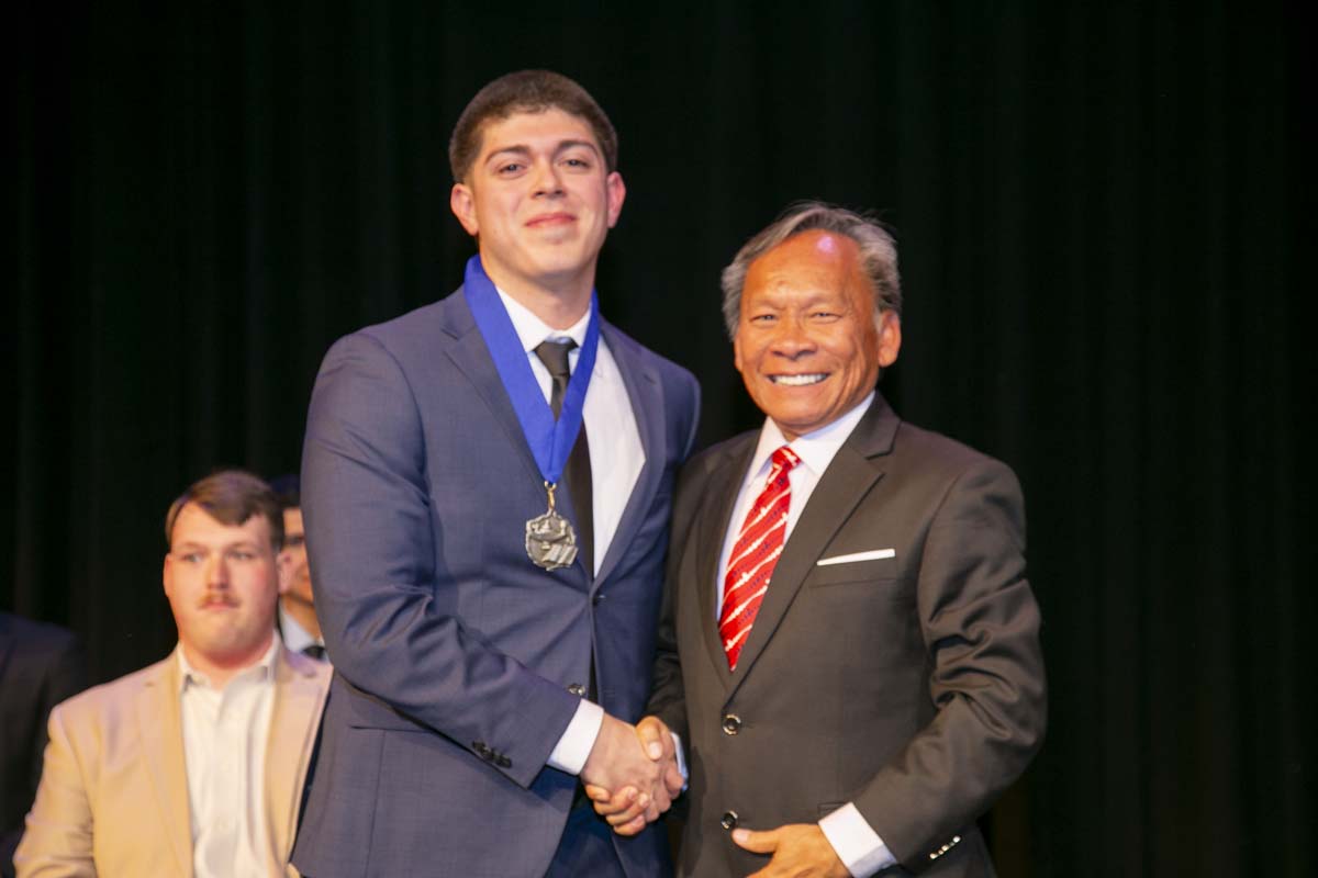 CHC Paramedic Grad with father.
