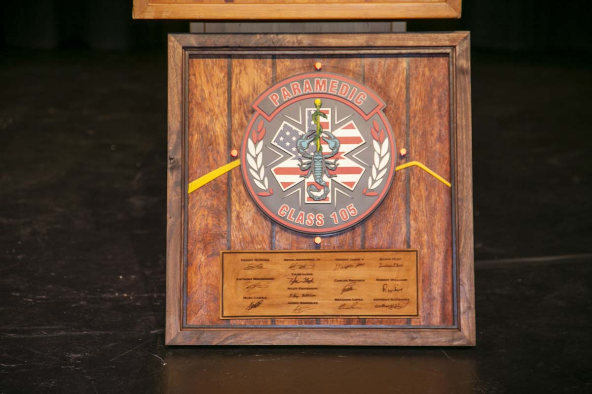 CHC Paramedic Grad with father.