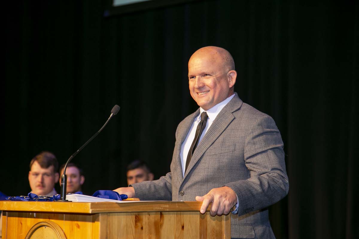 CHC Paramedic Grad with father.