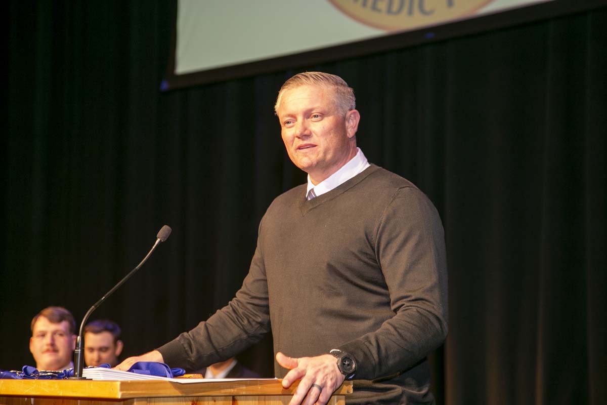 CHC Paramedic Grad with father.