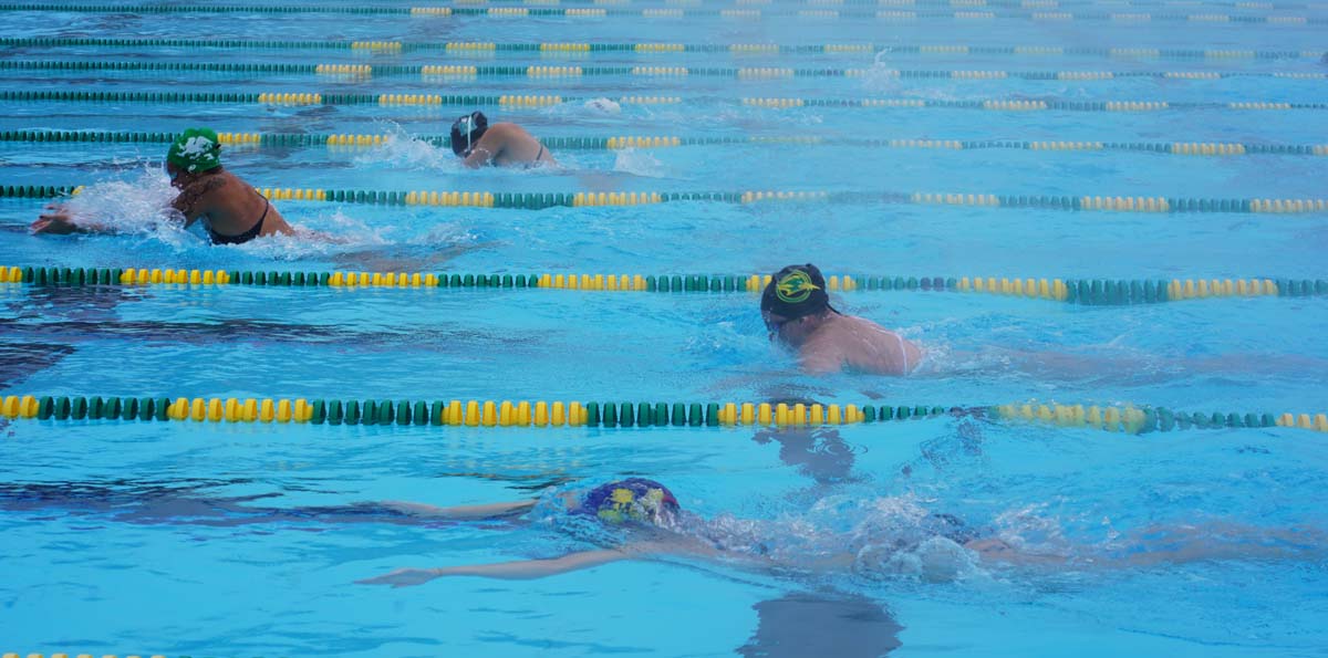 Swimmers at CHC Swim Meet.
