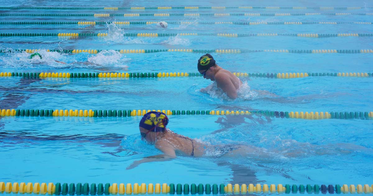 Swimmers at CHC Swim Meet.