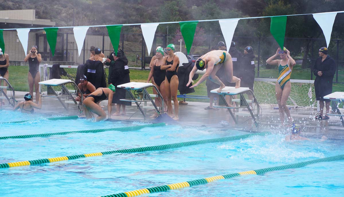 Swimmers at CHC Swim Meet.