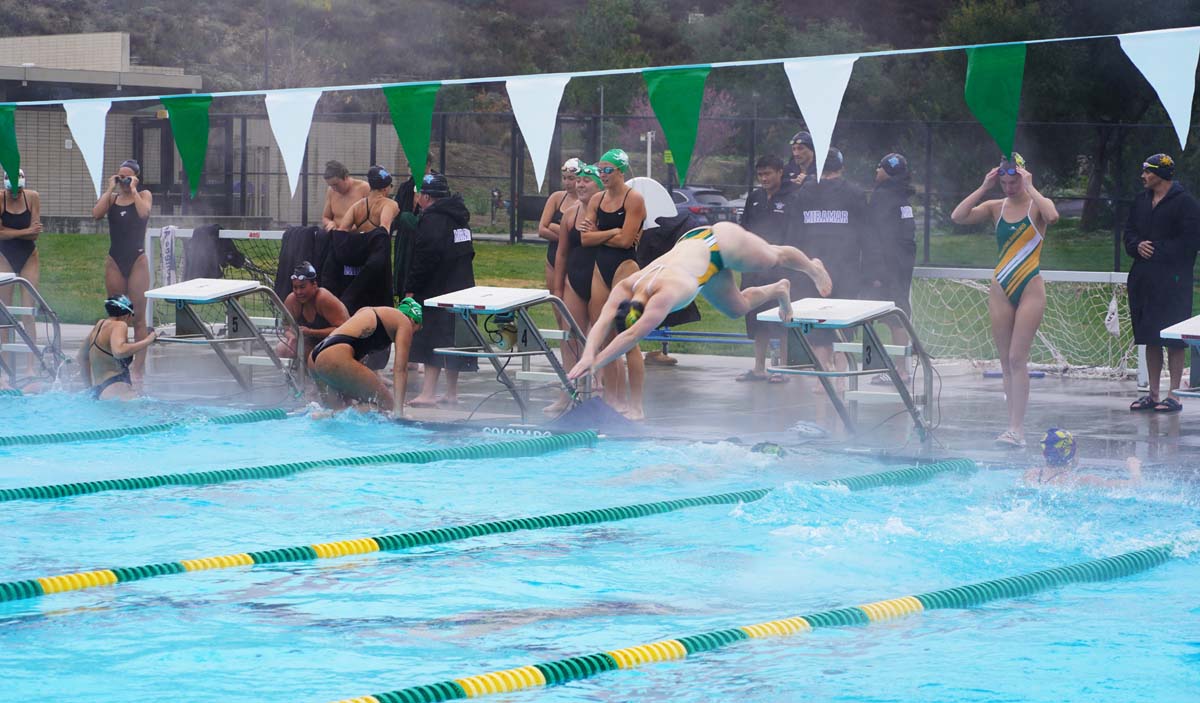 Swimmers at CHC Swim Meet.
