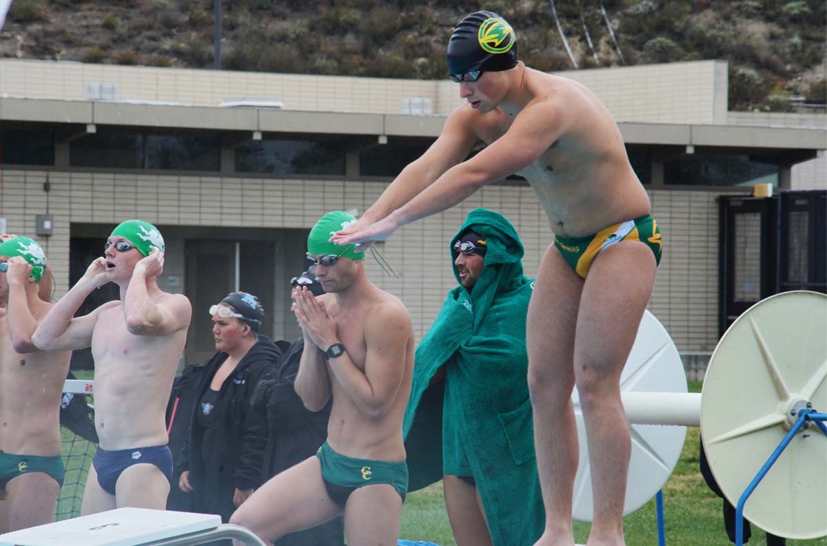 Swimmers at CHC Swim Meet.