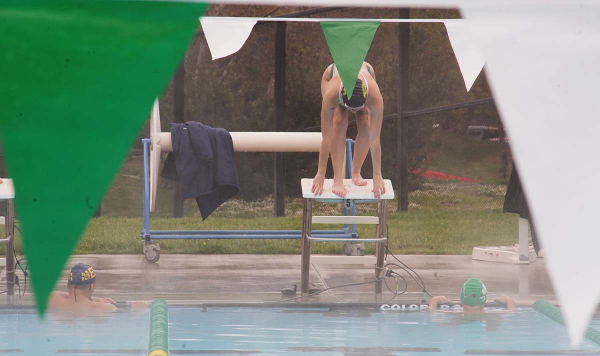 Swimmers at CHC Swim Meet.