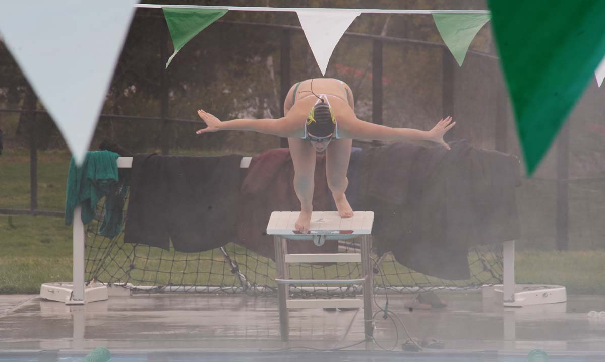 Swimmers at CHC Swim Meet.