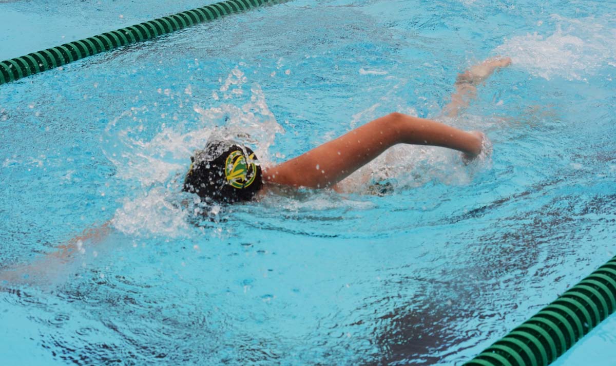 Swimmers at CHC Swim Meet.