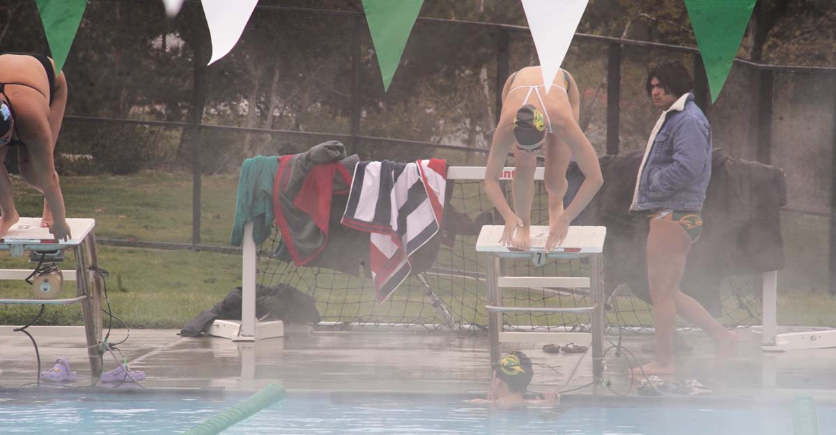 Swimmers at CHC Swim Meet.