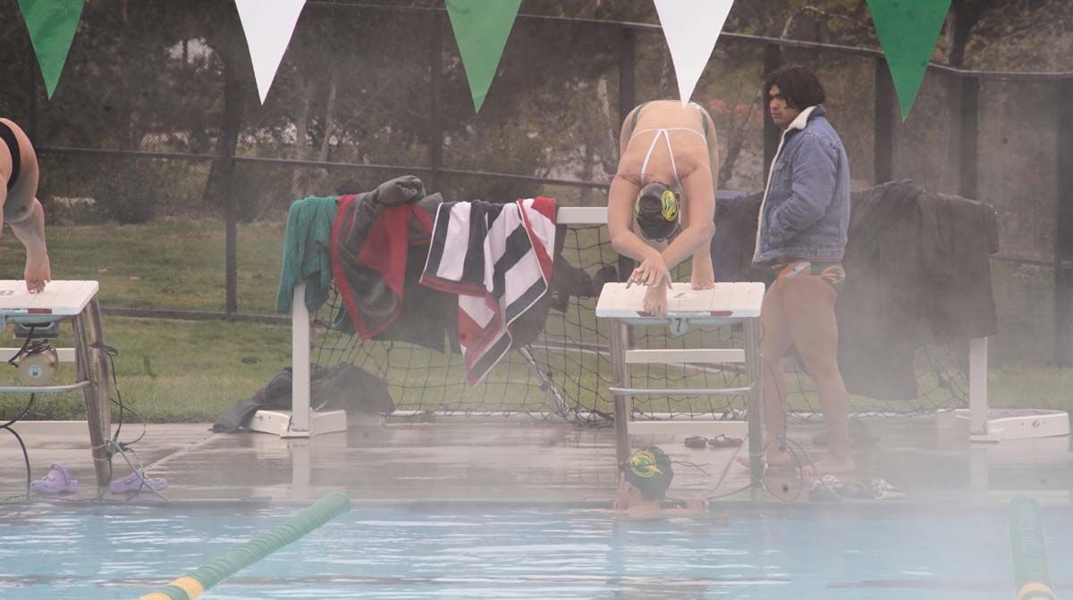 Swimmers at CHC Swim Meet.
