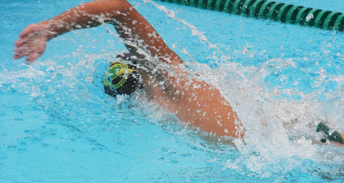 Swimmers at CHC Swim Meet.