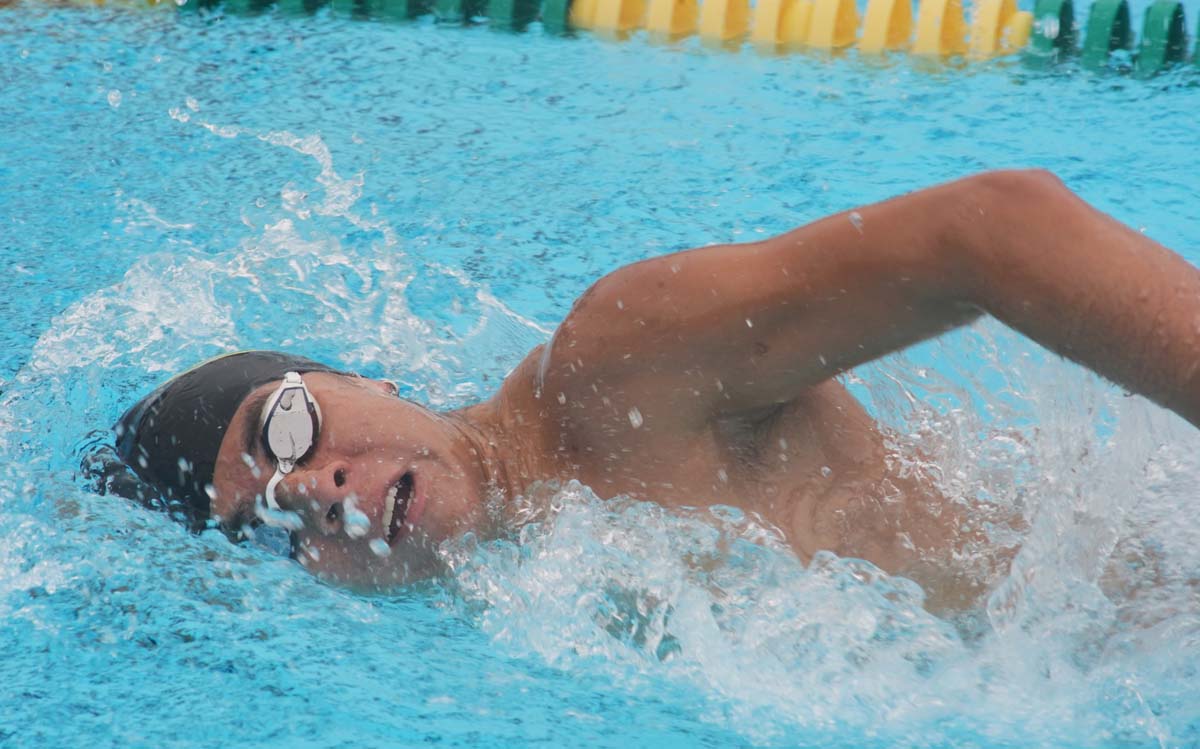Swimmers at CHC Swim Meet.