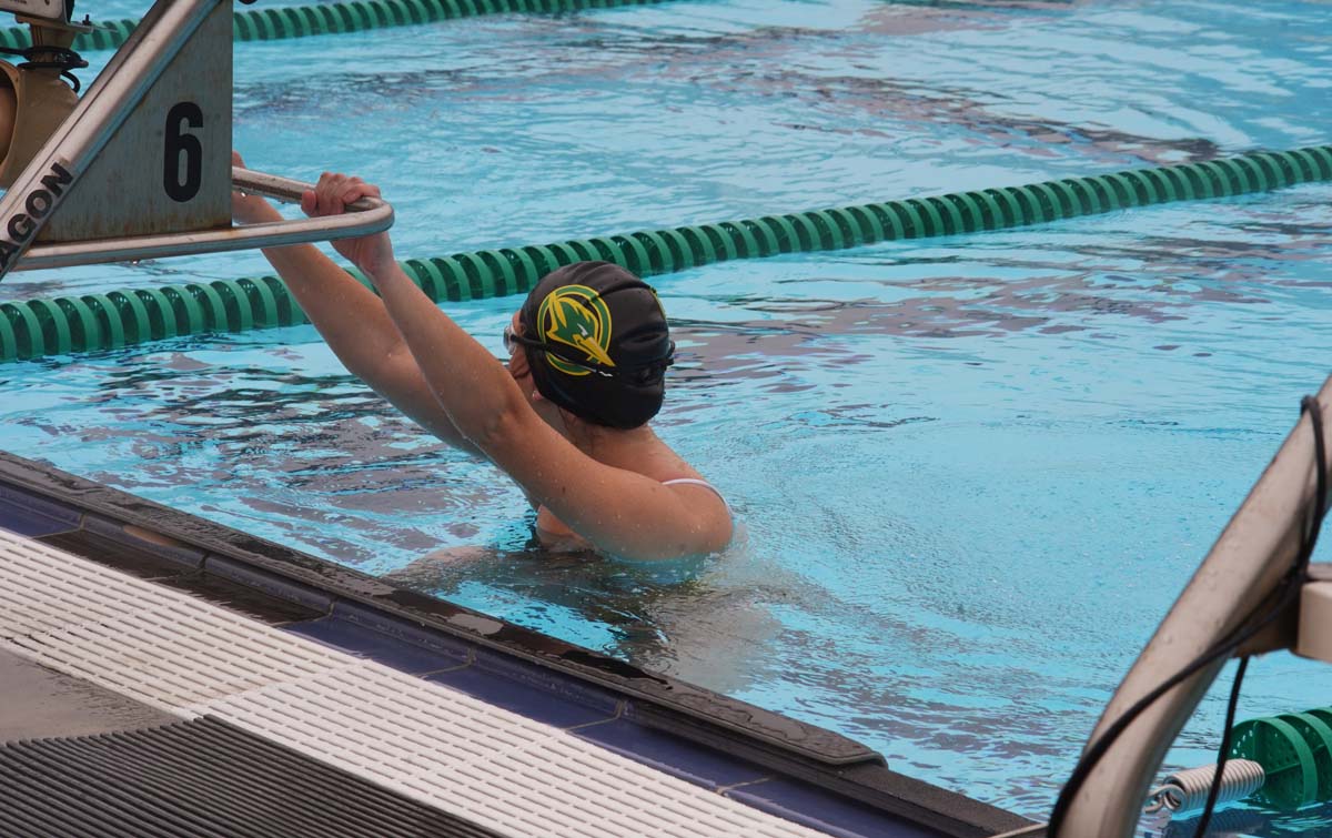 Swimmers at CHC Swim Meet.