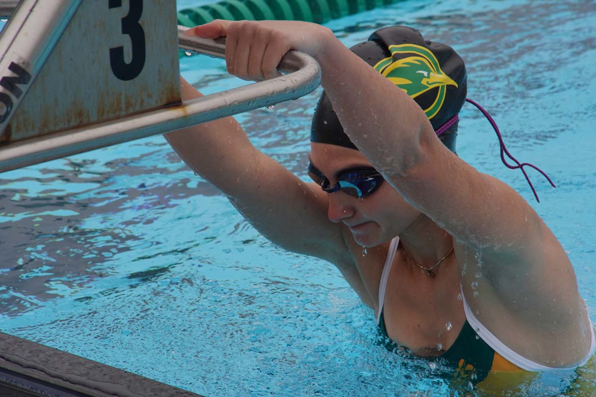 Swimmers at CHC Swim Meet.