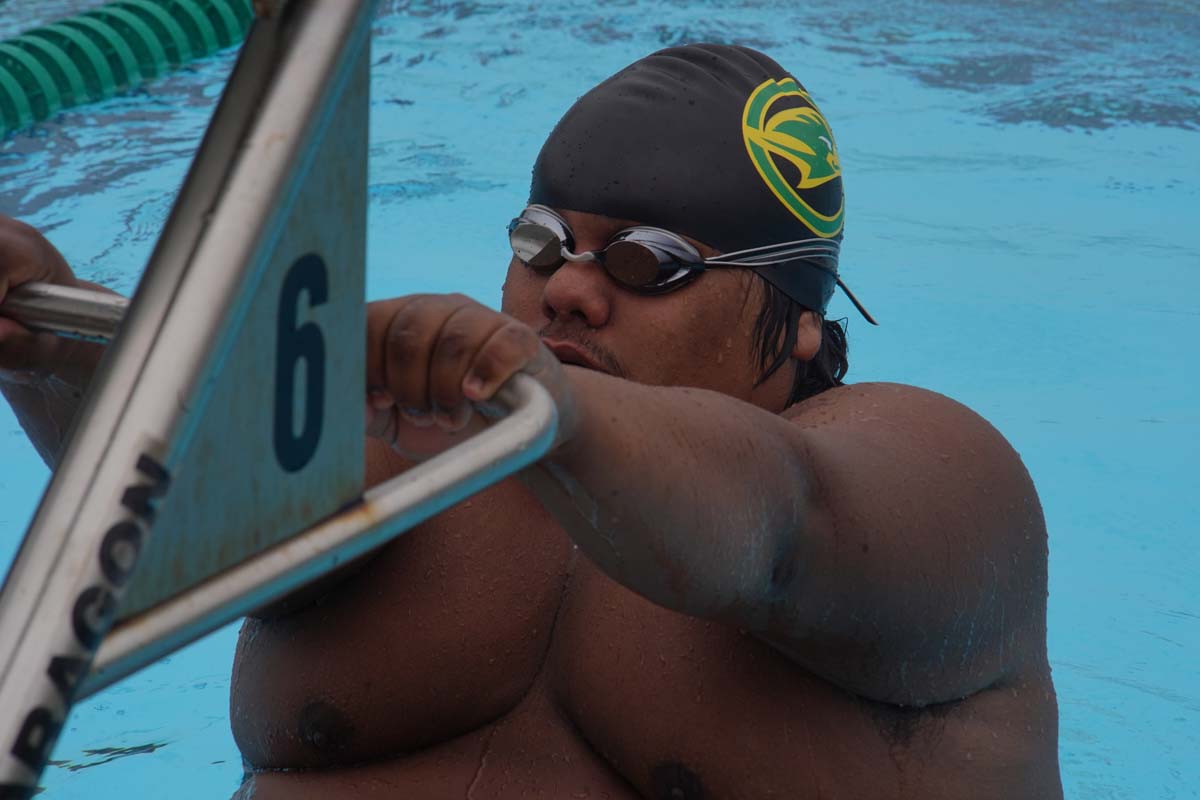 Swimmers at CHC Swim Meet.