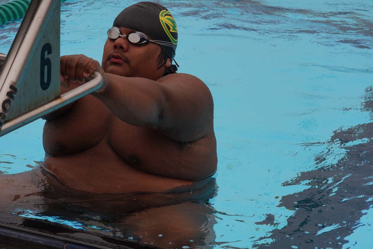 Swimmers at CHC Swim Meet.