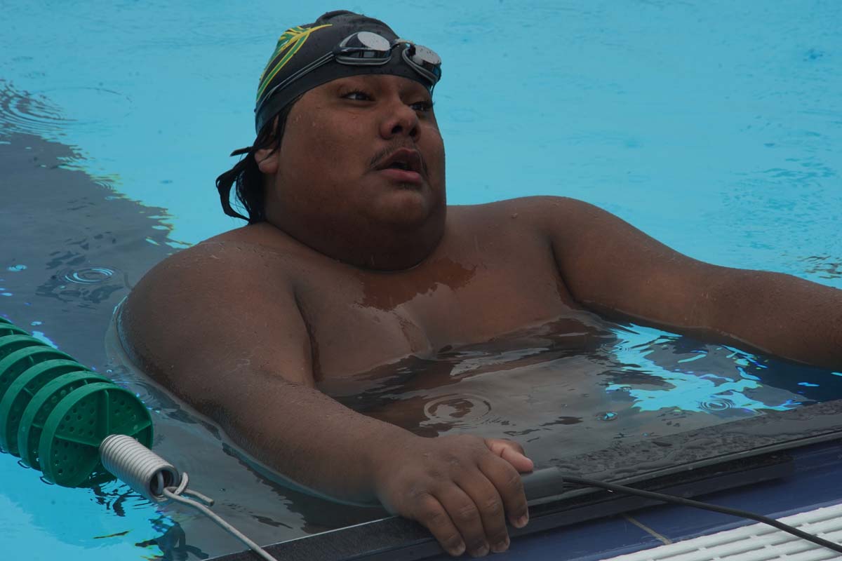 Swimmers at CHC Swim Meet.