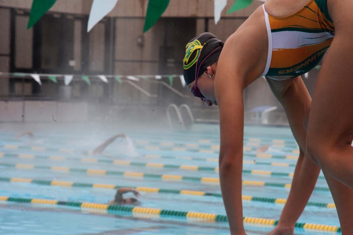 Swimmers at CHC Swim Meet.