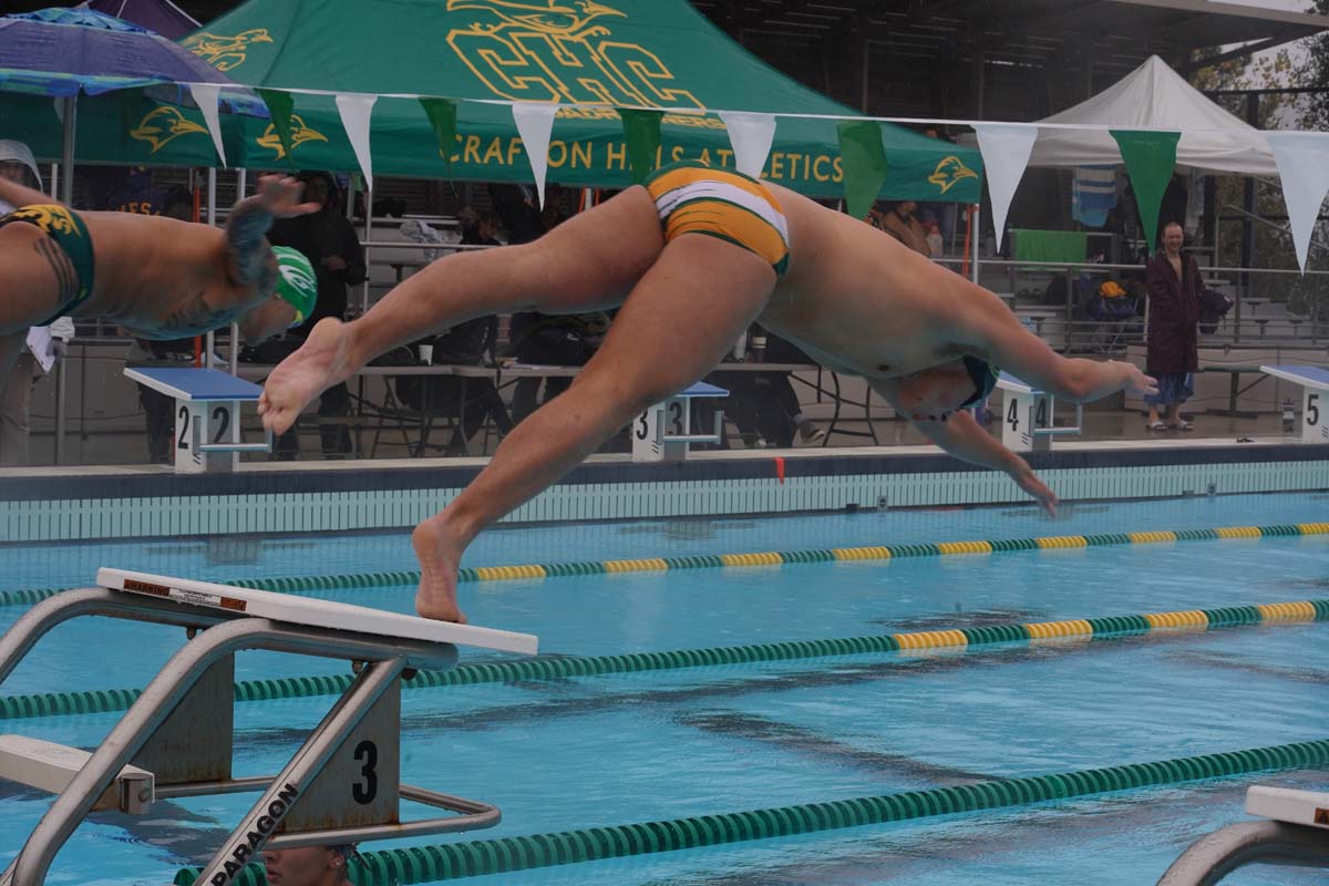 Swimmers at CHC Swim Meet.