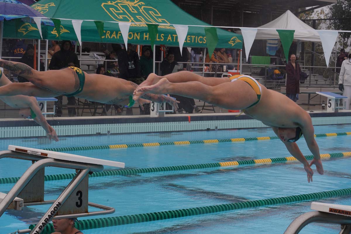 Swimmers at CHC Swim Meet.