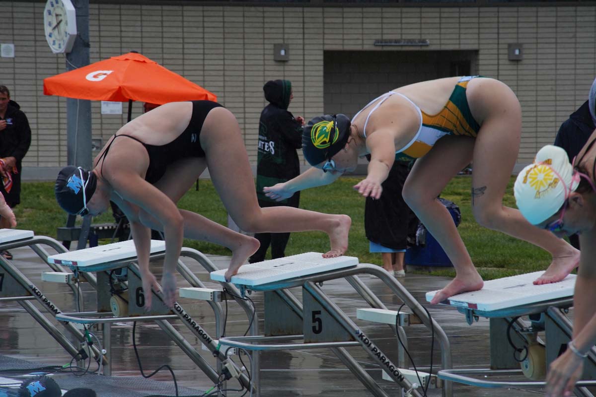 Swimmers at CHC Swim Meet.