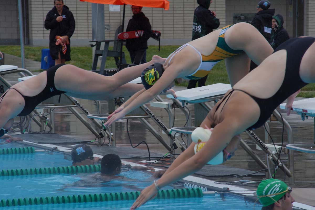 Swimmers at CHC Swim Meet.