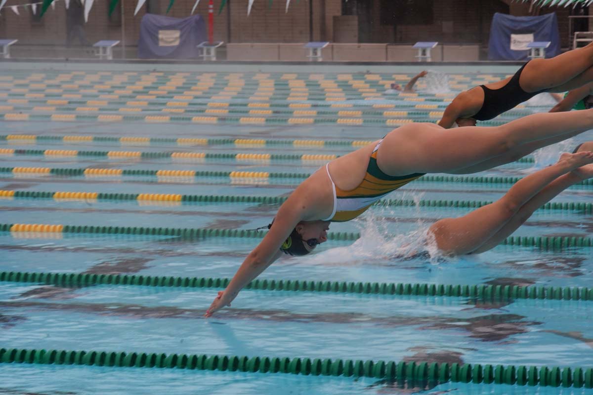 Swimmers at CHC Swim Meet.