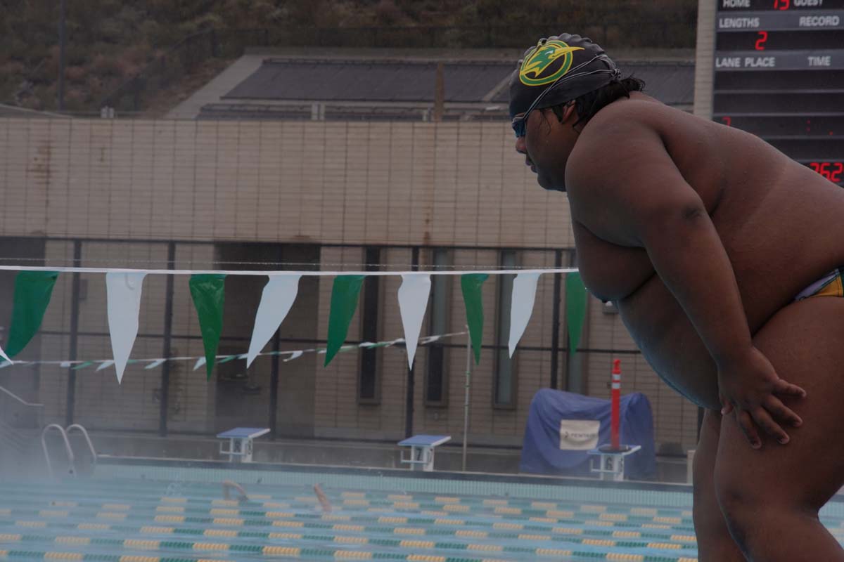 Swimmers at CHC Swim Meet.