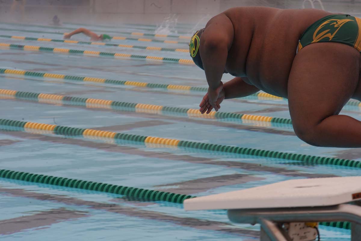 Swimmers at CHC Swim Meet.