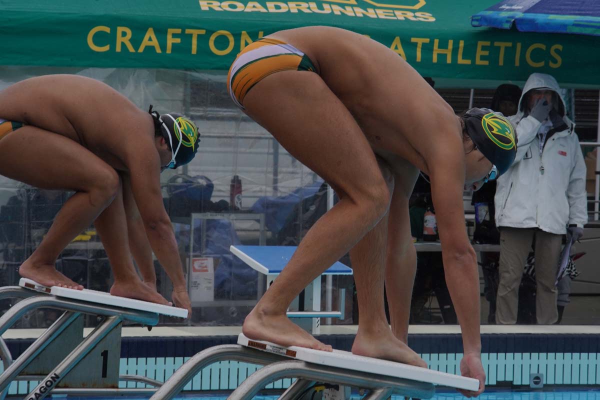 Swimmers at CHC Swim Meet.