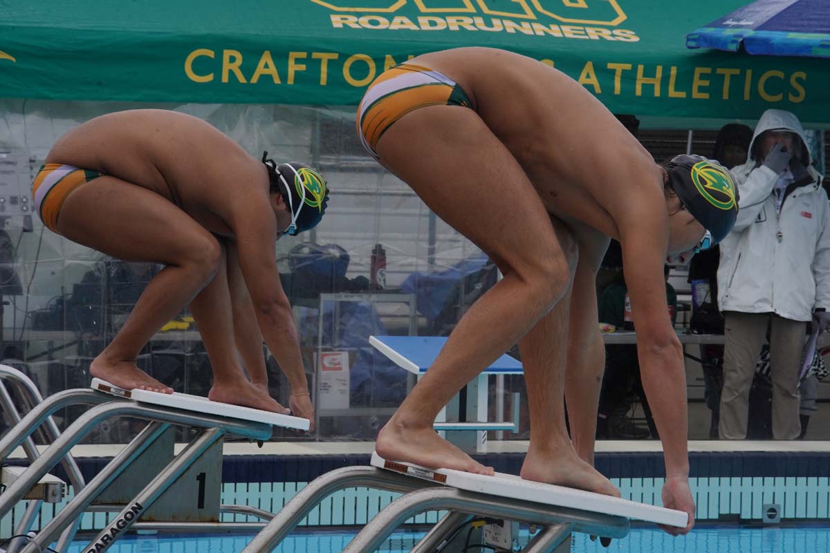 Swimmers at CHC Swim Meet.