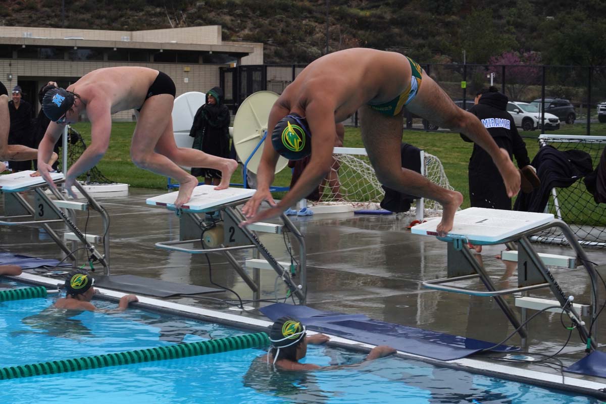 Swimmers at CHC Swim Meet.