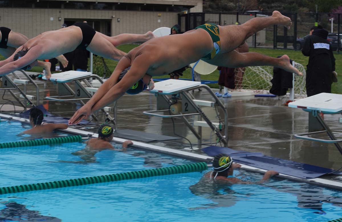 Swimmers at CHC Swim Meet.