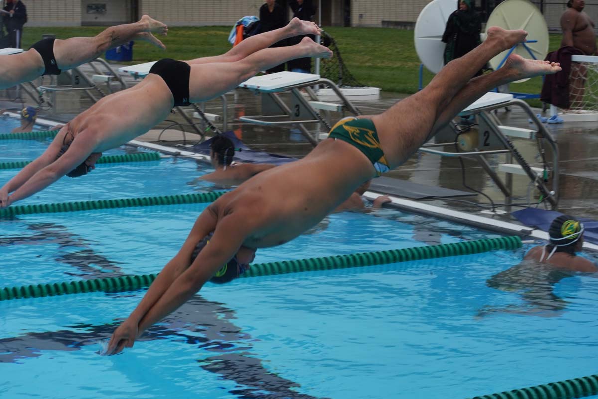 Swimmers at CHC Swim Meet.