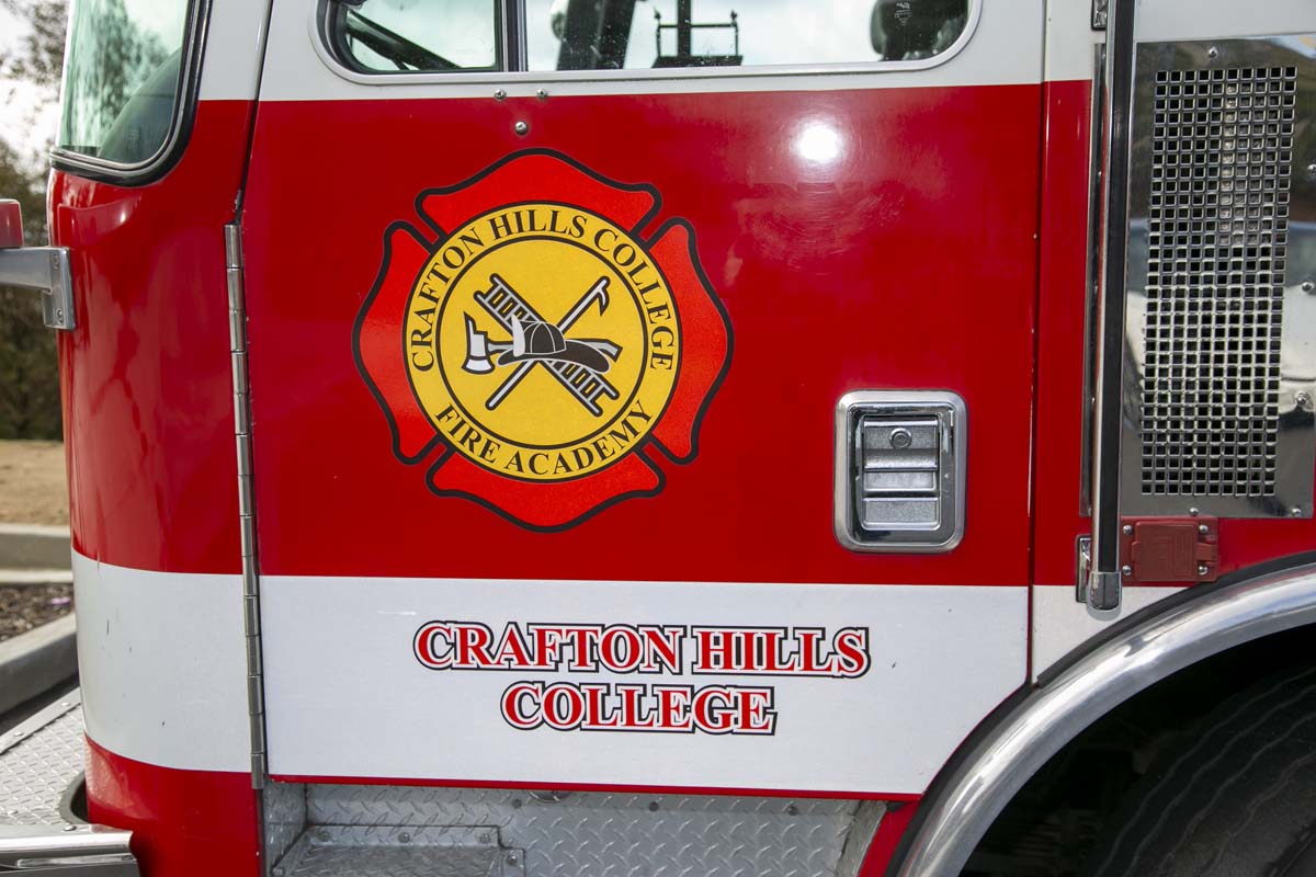 Girls attend the Empowerment Camp at Fire Academy.