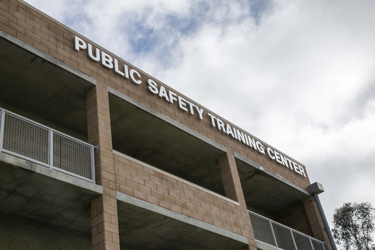 Girls attend the Empowerment Camp at Fire Academy.