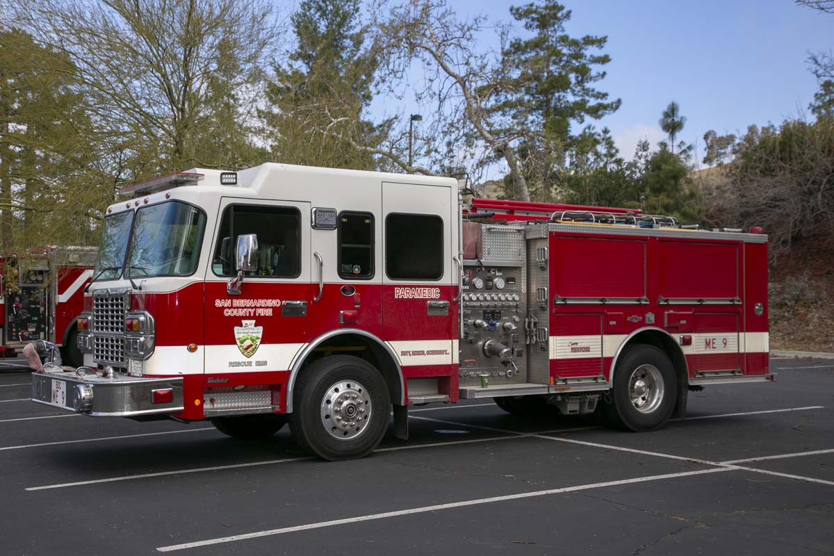 Girls attend the Empowerment Camp at Fire Academy.