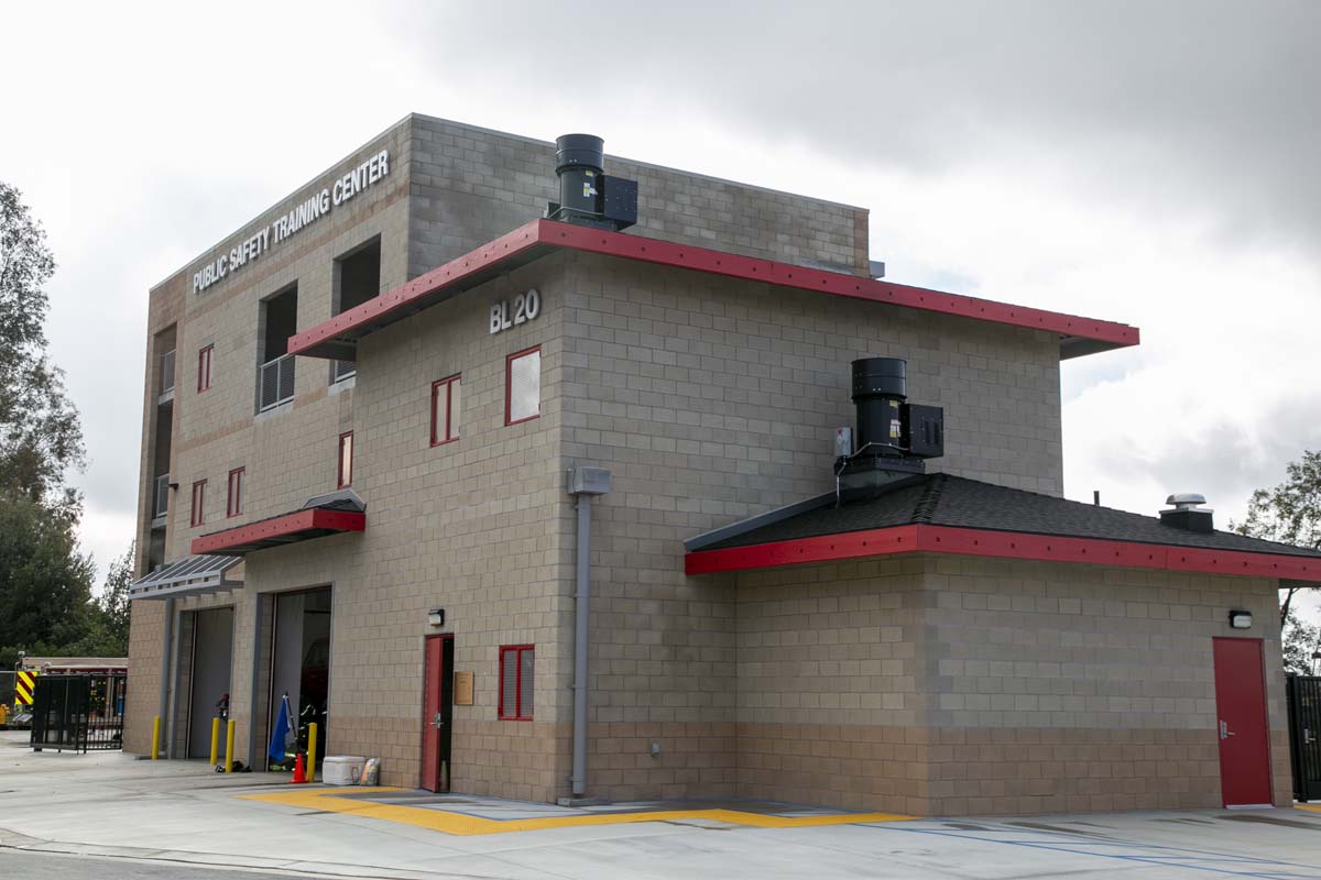 Girls attend the Empowerment Camp at Fire Academy.