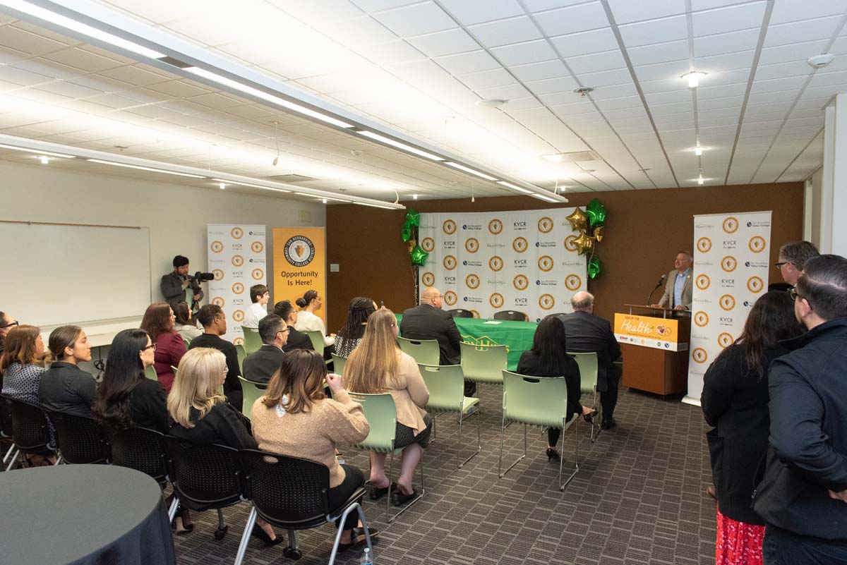 IEHP, SBVC & CHC leadership come together to sign MOU securing health care for students.