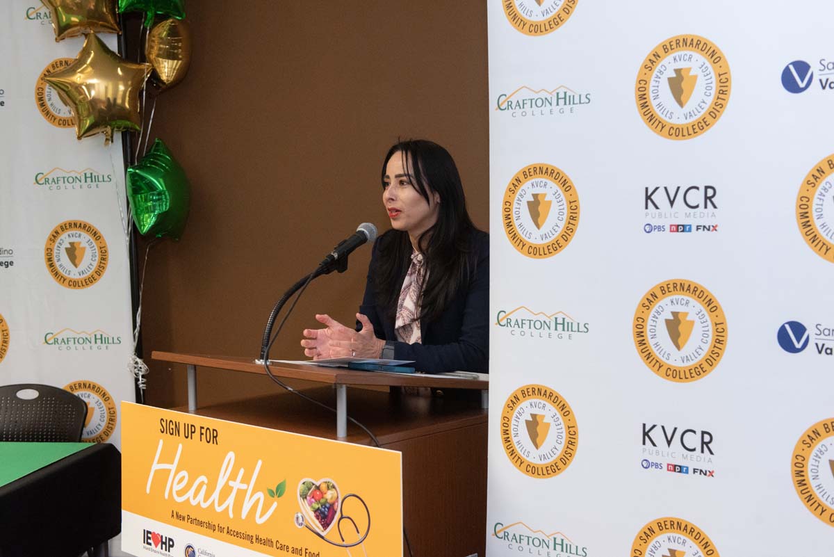 IEHP, SBVC & CHC leadership come together to sign MOU securing health care for students.