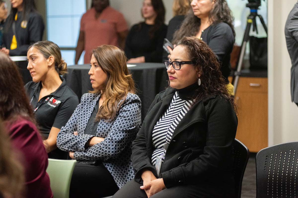 IEHP, SBVC & CHC leadership come together to sign MOU securing health care for students.
