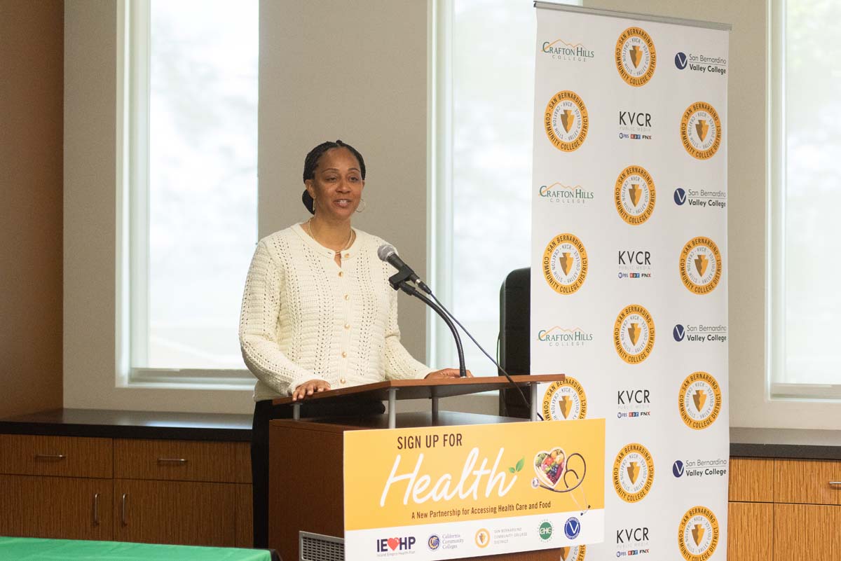 IEHP, SBVC & CHC leadership come together to sign MOU securing health care for students.