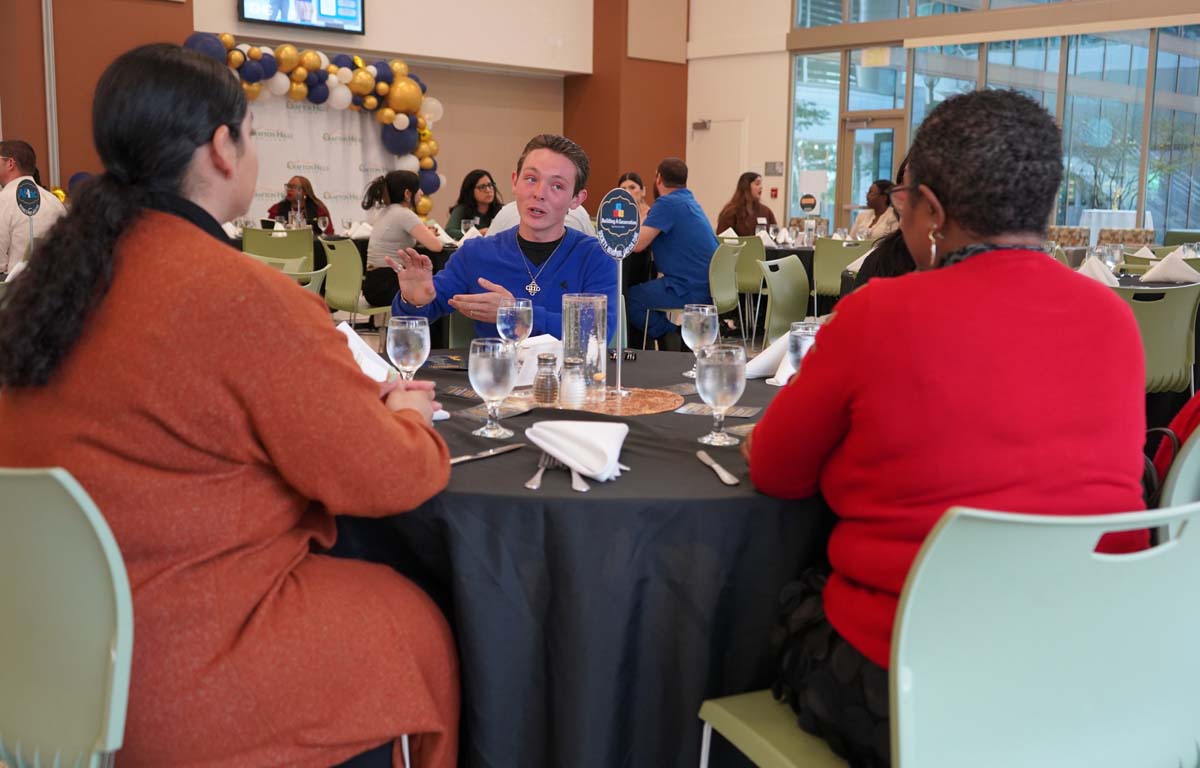 Students attend Etiquette Luncheon at Crafton Hills College.