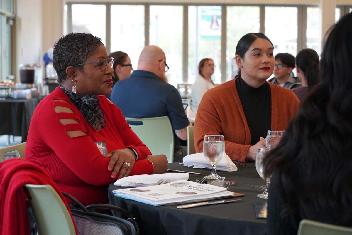 Students attend Etiquette Luncheon at Crafton Hills College.