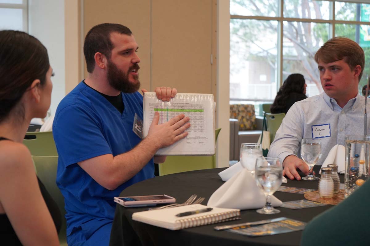 Students attend Etiquette Luncheon at Crafton Hills College.
