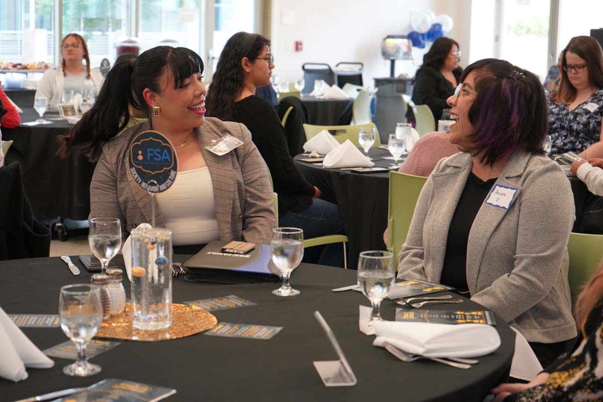 Students attend Etiquette Luncheon at Crafton Hills College.