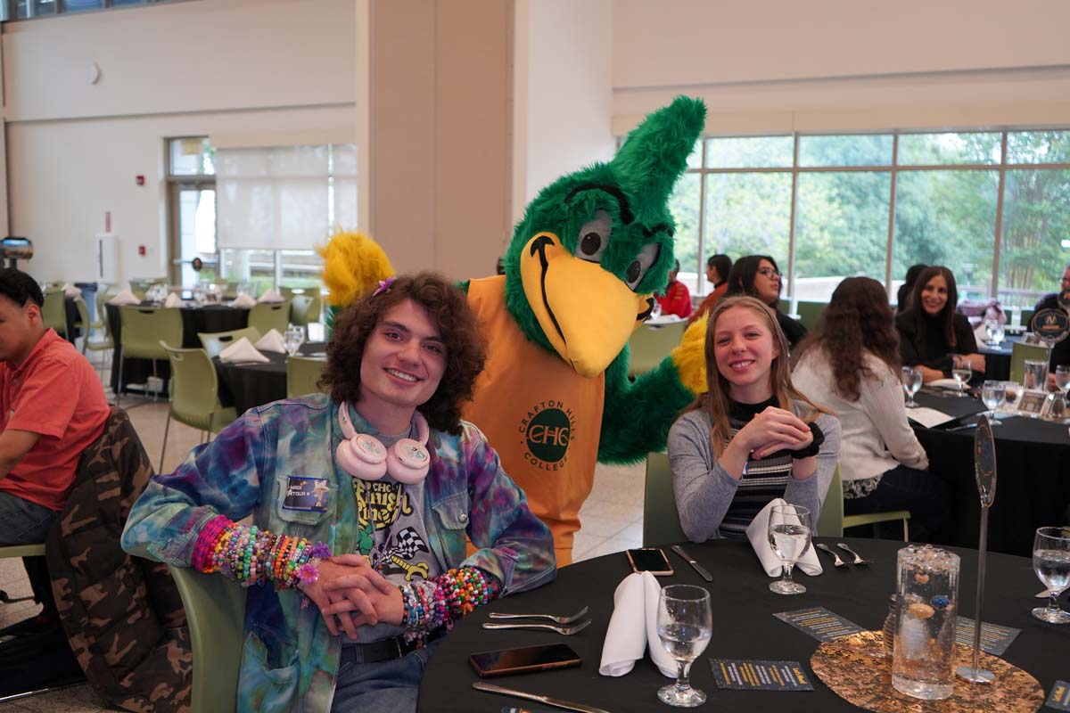 Students attend Etiquette Luncheon at Crafton Hills College.
