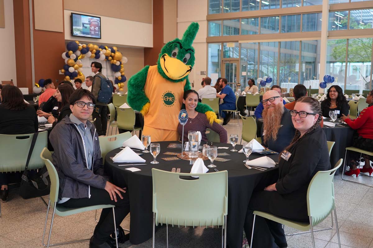 Students attend Etiquette Luncheon at Crafton Hills College.