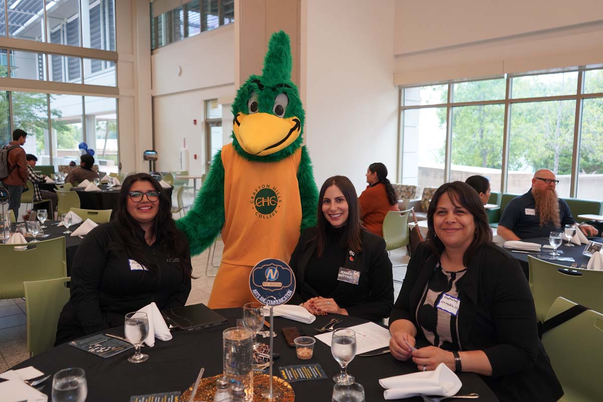 Students attend Etiquette Luncheon at Crafton Hills College.