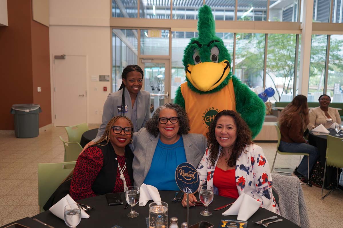 Students attend Etiquette Luncheon at Crafton Hills College.